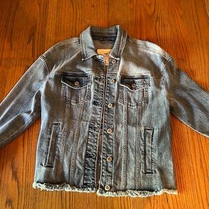 Womens Size Small denim jacket with back detailing